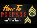 Top Army Promotion Board Tips