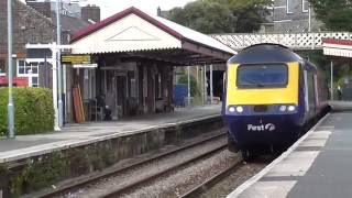 Trains at Redruth and near Camborne August 2016