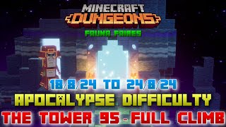 The Tower 95 [Apocalypse] Full Climb, Guide \u0026 Strategy, Minecraft Dungeons Fauna Faire