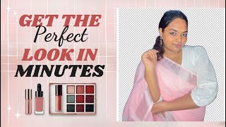 Simple Soft pink glam look without foundation ,concealer 💓⚡️#makeup #eyemakeup #tamilmakeuptutorial