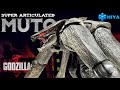 Hiya Toys Super Articulated Muto Review!!! Godzilla!!!