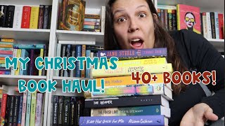 My Christmas Book Haul (Over 40+ Plus Books To Add To My TBR!)