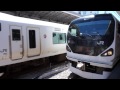 3編成並びから新宿駅発車 e257 series departure 2015.07.15