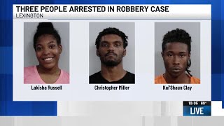 Third person arrested in Lexington robbery investigation