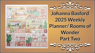 Johanna Basford 2025 Weekly Planer / Rooms of Wonder - Office (Part 2)