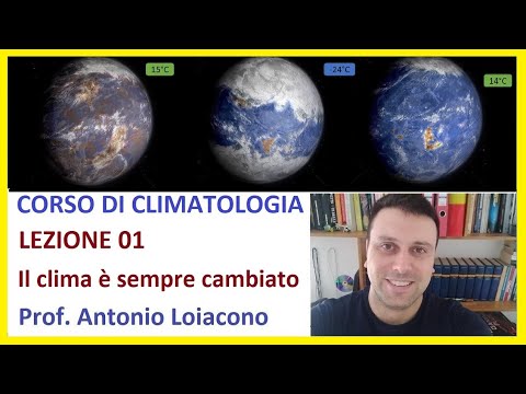 CORSO DI CLIMATOLOGIA - Lezione 01 - Il Clima è Sempre Cambiato. - YouTube