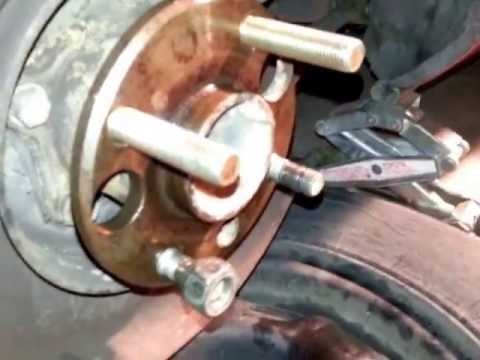How to remove and install wheel studs (EASY WAY) How to remove and install wheel studs (EASY WAY)