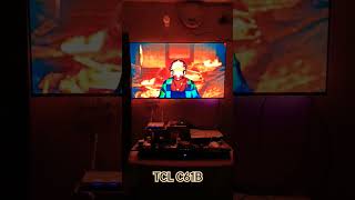 TCL C61B QLED with Apex LED  #anime #tcl #qled