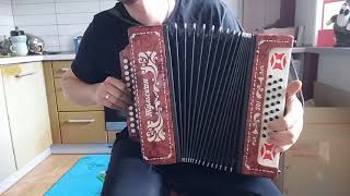 Tulskaya Garmoska, Tula 301 model, 25x25, Russian garmoska, Button Accordion, Harmonic, ON SALE