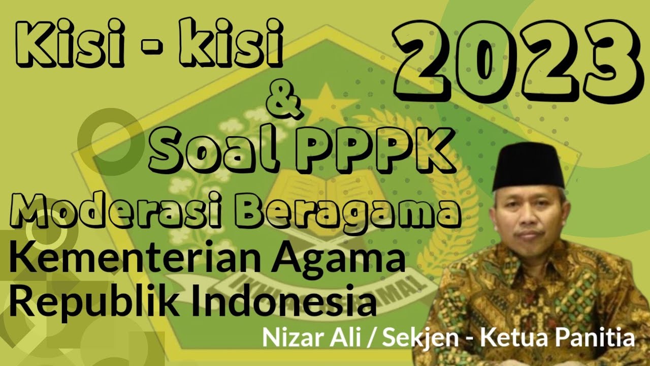 Kisi - Kisi Dan Pembahasan Soal Moderasi Beragama - YouTube