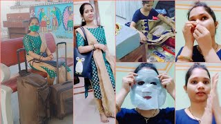 ଆଜି ବହାର୍ଲୁ ଘର୍ ଜେଇ😃ମୋର packing💃ଘରେ କେଂତା facial କର୍ବେ ଦେଖୁନ😊egg cury recipe😋 #sambalpurivlog