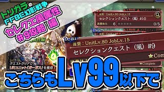 【FFBE幻影戦争】セレクエ風属性９攻略編