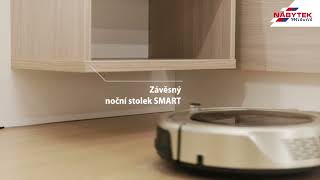 Noční stolek SMART s USB nabíječkou