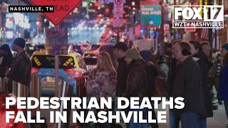 Pedestrian deaths in Nashville continue to fall