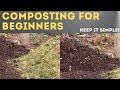 How to make Compost - The Simplest Easy Method To Compost Piles!