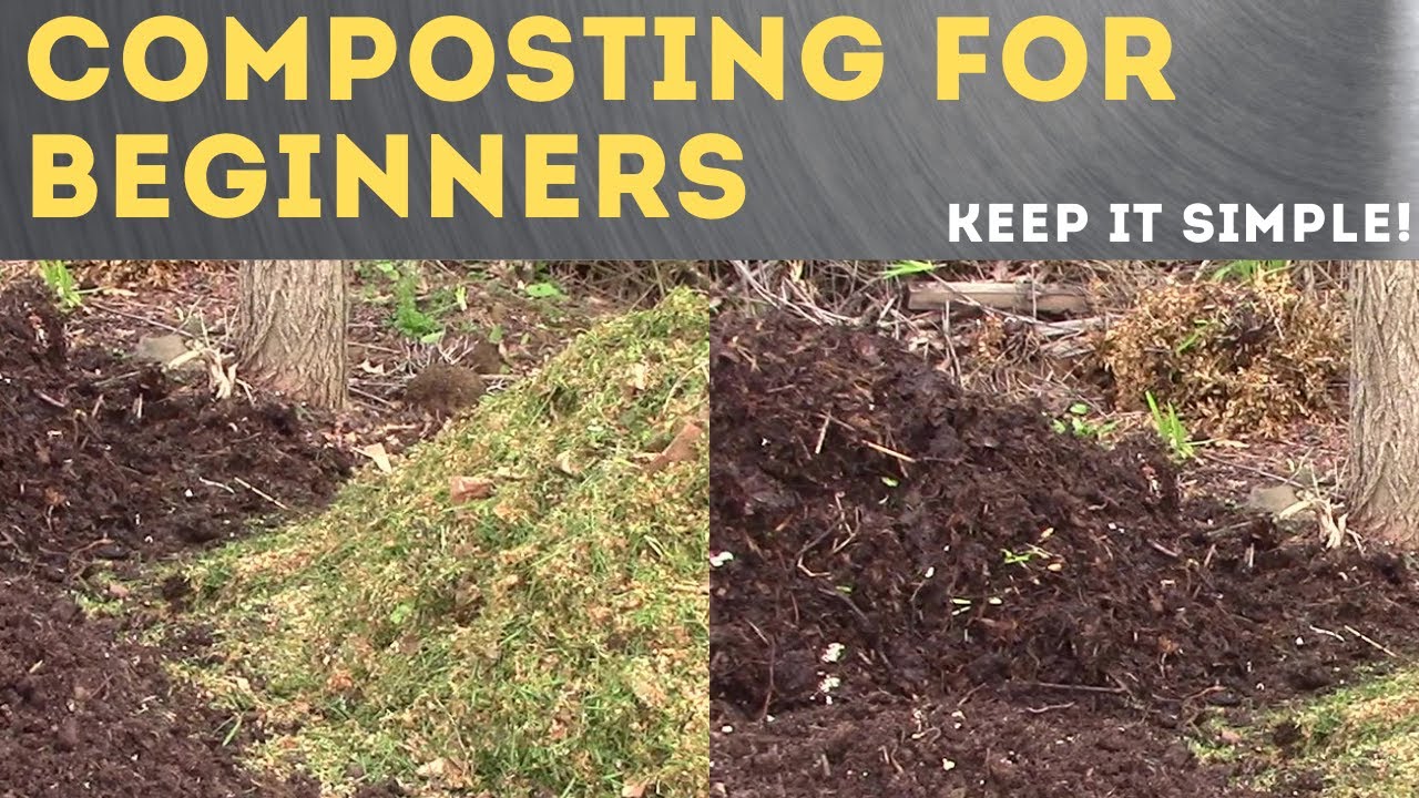 How To Make Compost - The Simplest Easy Method To Compost Piles! - YouTube