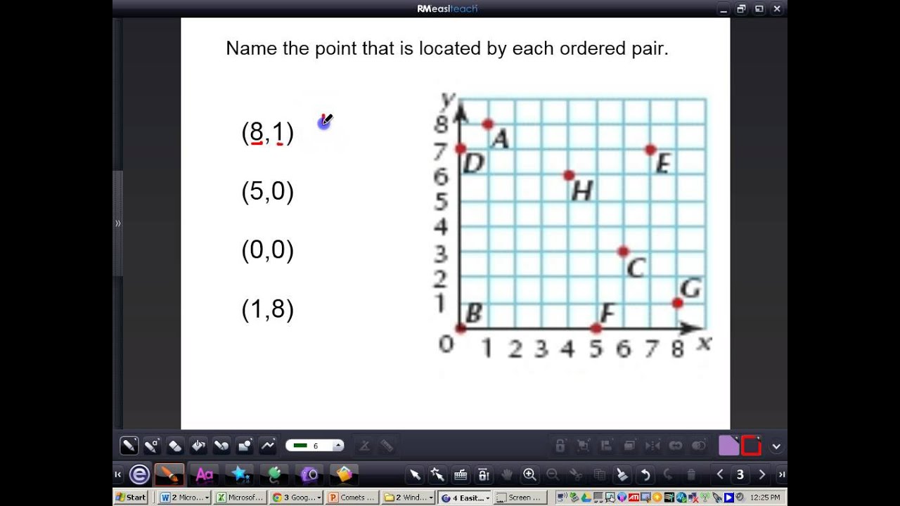 Graphing Ordered Pairs - YouTube