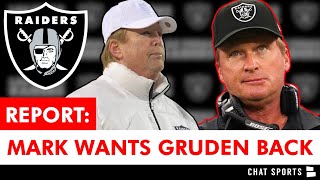 REPORT: Mark Davis Wants Jon Gruden Back As The Raiders Head Coach | Las Vegas R