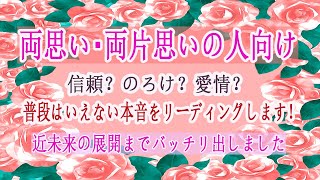 【両片想い／両想いの方向けリーディング♡】お相手様のお気持ちは信頼？のろけ？愛情？あなたへの率直なお気持ちをお伝えします😳近未来のお二人の神展開もリーディング！