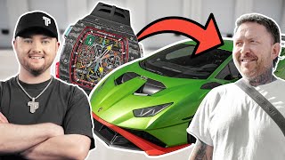 HE TRADED HIS RICHARD MILLE FOR A LAMBORGHINI STO