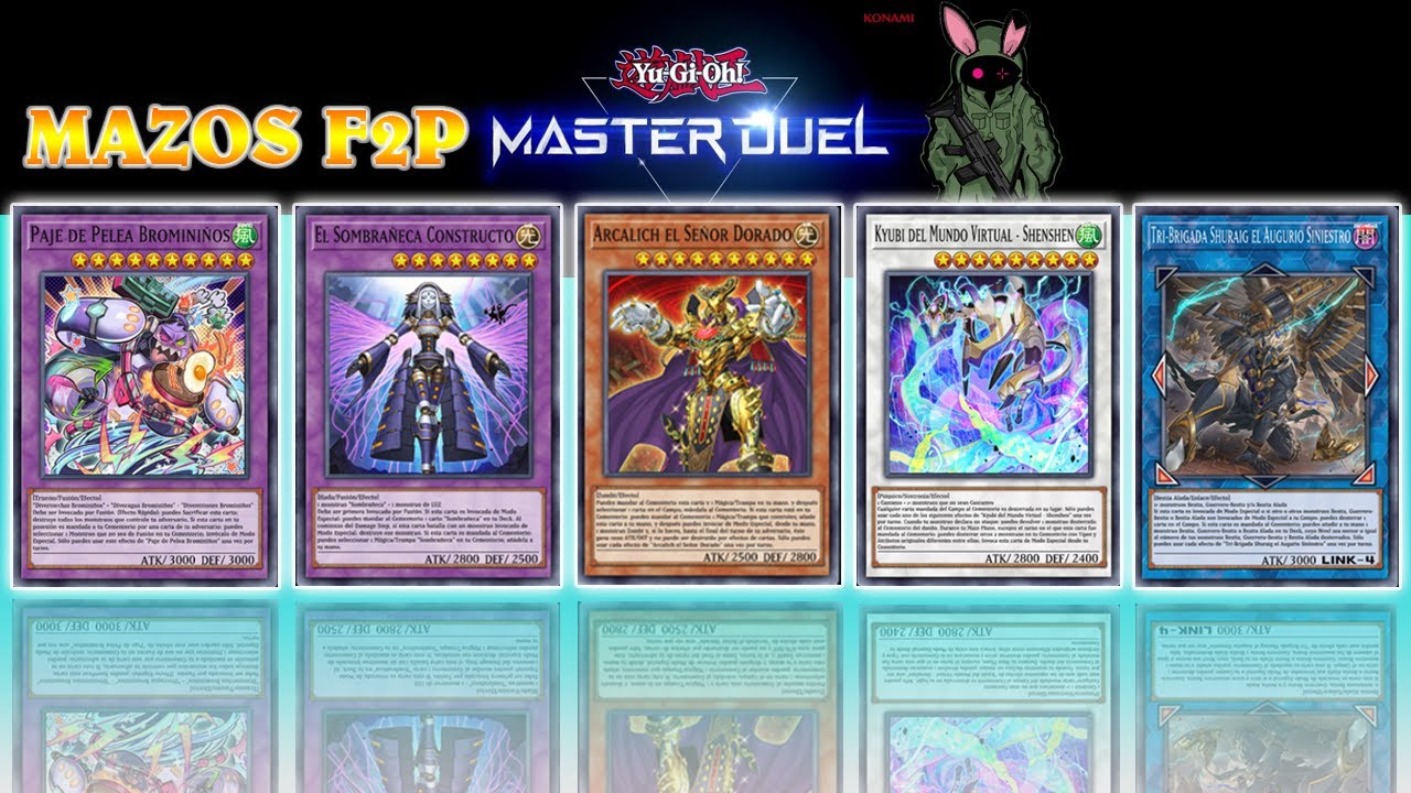 5 Decks F2P (baratos) - Yugioh! Master Duel - YouTube