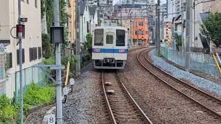 東武亀戸線8574F　普通亀戸行　亀戸水神駅発車　24.8.21