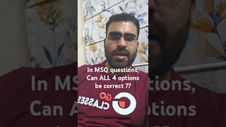 In MSQ questions, can ALL 4 Options be Correct ?? | #GateExam