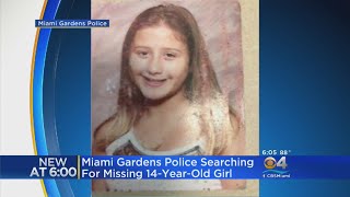 Police Search For Missing Girl In Miami Gardens