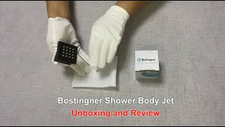 Bostingner Shower Body Jet Unboxing and Review