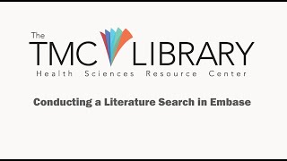 Searching the Literature in Embase