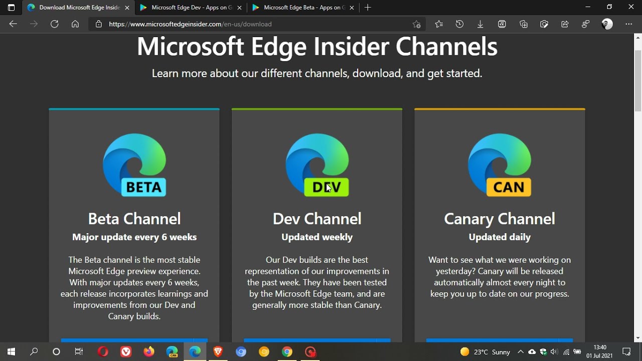 Microsoft Edge Dev And Beta Channel Apps Now Available For Android ...