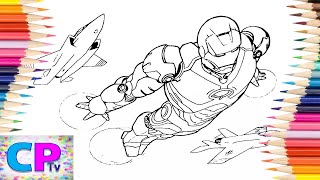 Iron Man Coloring Pages/F16 Chasing Iron Man Coloring/Jim Yosef - Eclipse [NCS Release]NCS Music
