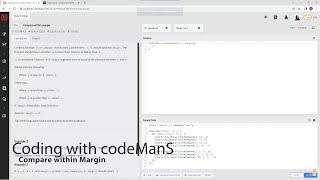 Codewars 8 kyu Compare within Margin JavaScript