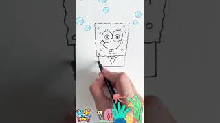 Draw spongebob step by step