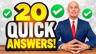 TOP 20 'QUICK ANSWERS' to INTERVIEW QUESTIONS! (Pass your JOB INTERVIEW with 100%!)