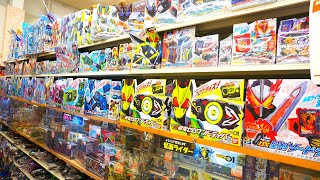 仮面ライダーコーナー編トイプラネットでショッピング【中古玩具屋巡り】仮面ライダーセイバー,リバイス 変身ベルト大量