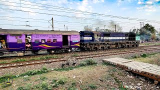 Alco magical Chugging sound with Bhopal Khajuraho Mahamana Super Fast express