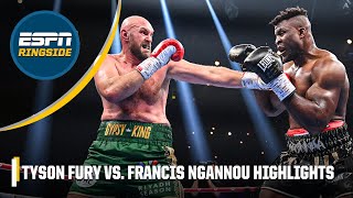 Tyson Fury vs. Francis Ngannou HIGHLIGHTS 🎥 | ESPN Ringside