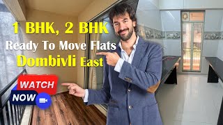 Ready To Move Flats in Dombivli East | New Project 🏡🏡| 1 BHK, 2 BHK Flat For Sale | Call 7021988393