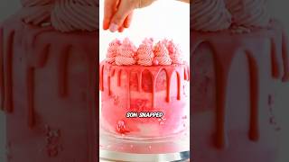 Pretty Pink Ombre Cake #food #foodie #shorts #shortsfeed #story #stories #art #diy #creative