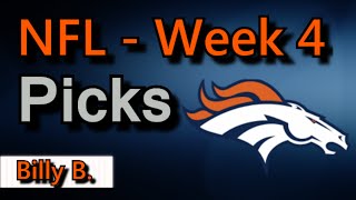 NFL - Week 4 Picks