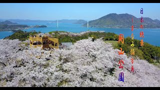 お家で絶景  空から4Kしまなみ海道 伯方島 春の開山公園からの絶景