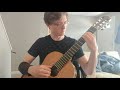 gibbon ttng classical guitar cover performed by garrett thomas