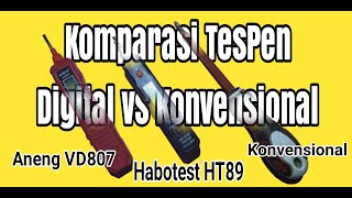 Komparasi TESPEN Digital vs Konvensional || review ANENG VD807 vs HABOTEST HT89