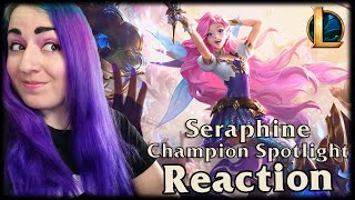 🎶💗Seraphine Champion Spotlight // Gameplay - League of Legends // REACTION