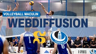 Demi-finale provinciale: Volleyball Masculin: Carabins contre Vert \u0026 Or!