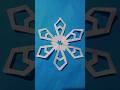 Easy paper snowflake #shorts #subscribe #snowflakes #diy #papersnowflakes #paper #viralshort #video