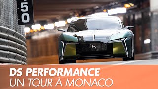 Carlos Tavares et le concept DS Performance sur le circuit de Monaco