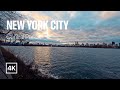 [4K] New York City 🗽 Winter Walk - Central Park Reservoir at Sundown [Jan. 2023]