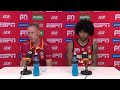 John Rillie and Izan Almansa press conference vs Melbourne United - Round 8, NBL25